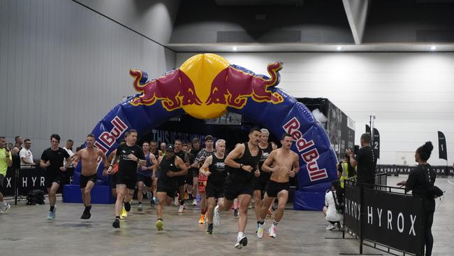 10000 athletes put their fitness to the test in a massive Hyrox competition this weekend (14-15 Dec) at Melbourne Exhibition and Convention Centre. Picture Valeriu Campan