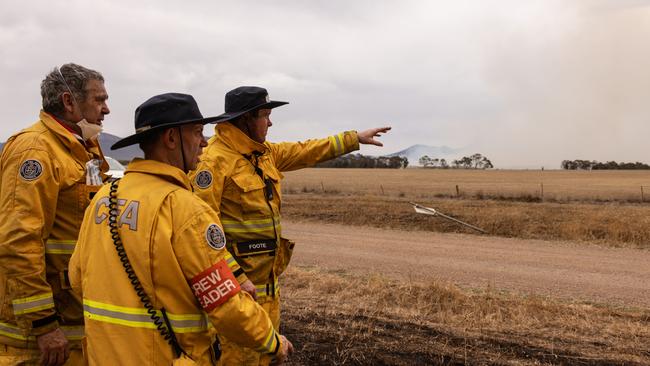 Hundreds of firefighters sacrificed their Christmas to battle the blaze. Picture: NewsWire / Diego Fedele