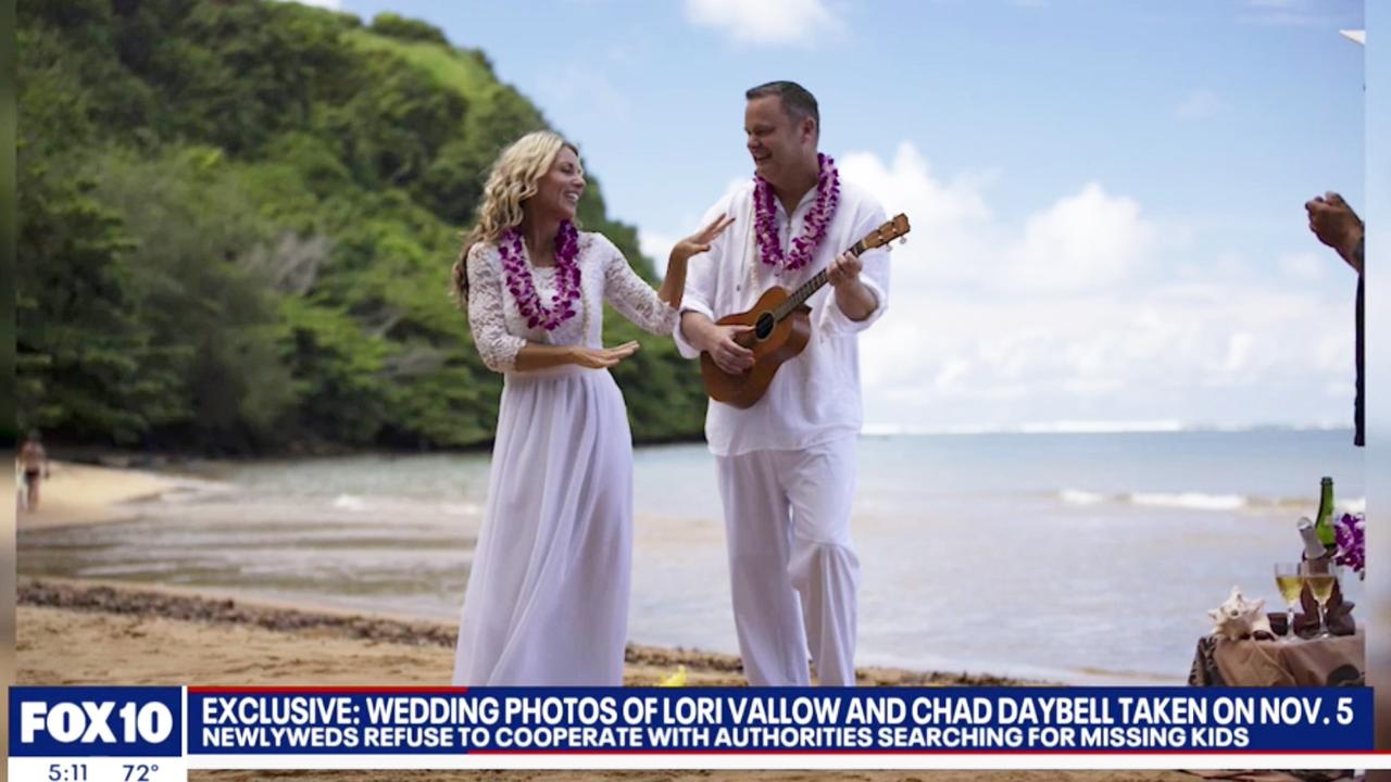 Photo from Lori Vallow and Chad Daybell’s wedding. Picture: Fox10