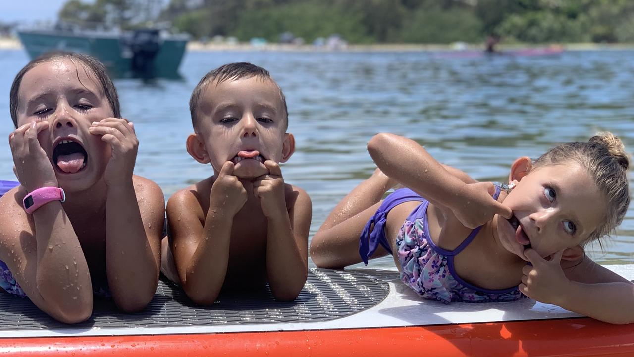 Hannah Clarke’s children Aaliyah, Laianah and Trey.