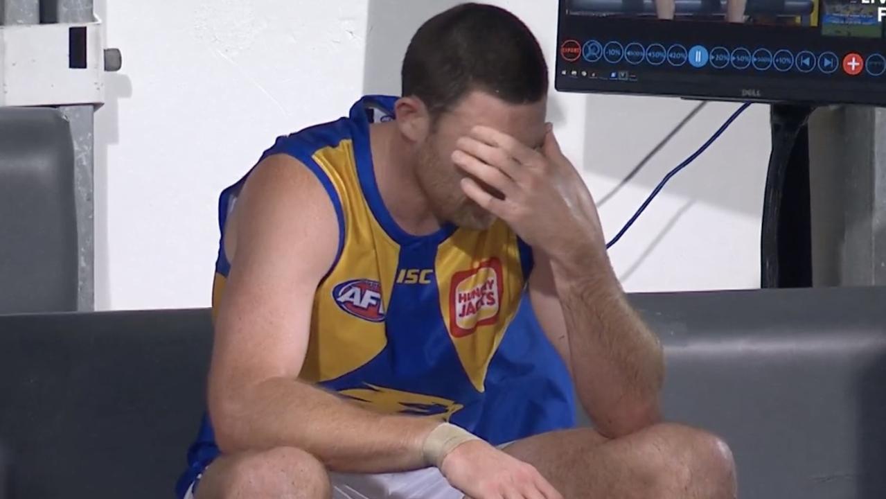 Jeremy McGovern appears to have done a hamstring injury.