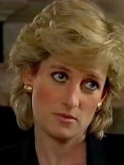 Princess Diana during her 1995 interview with Martin Bashir. Picture: BBC