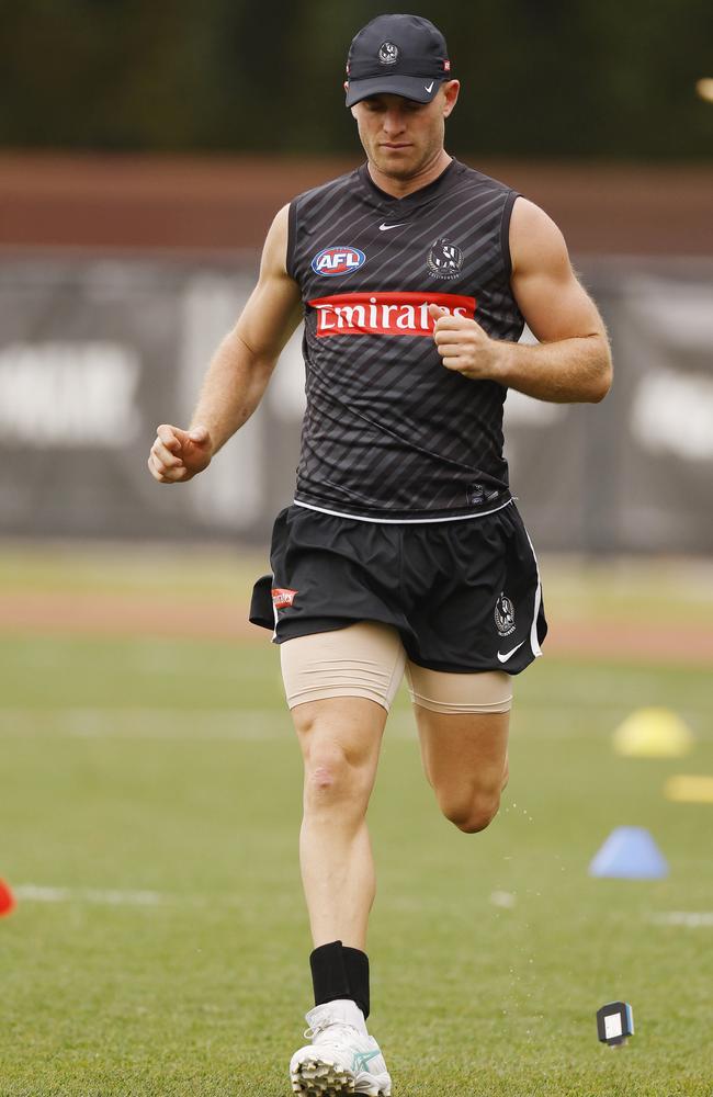 Tom Mitchell loses his measuring device when running. Picture: Michael Klein