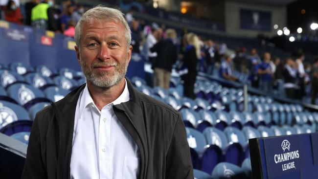 Roman Abramovich’s global empire, including his Chelsea FC soccer team, has been jarred by scrutiny since Russia invaded Ukraine. Picture: Alexander Hassenstein/Getty Images