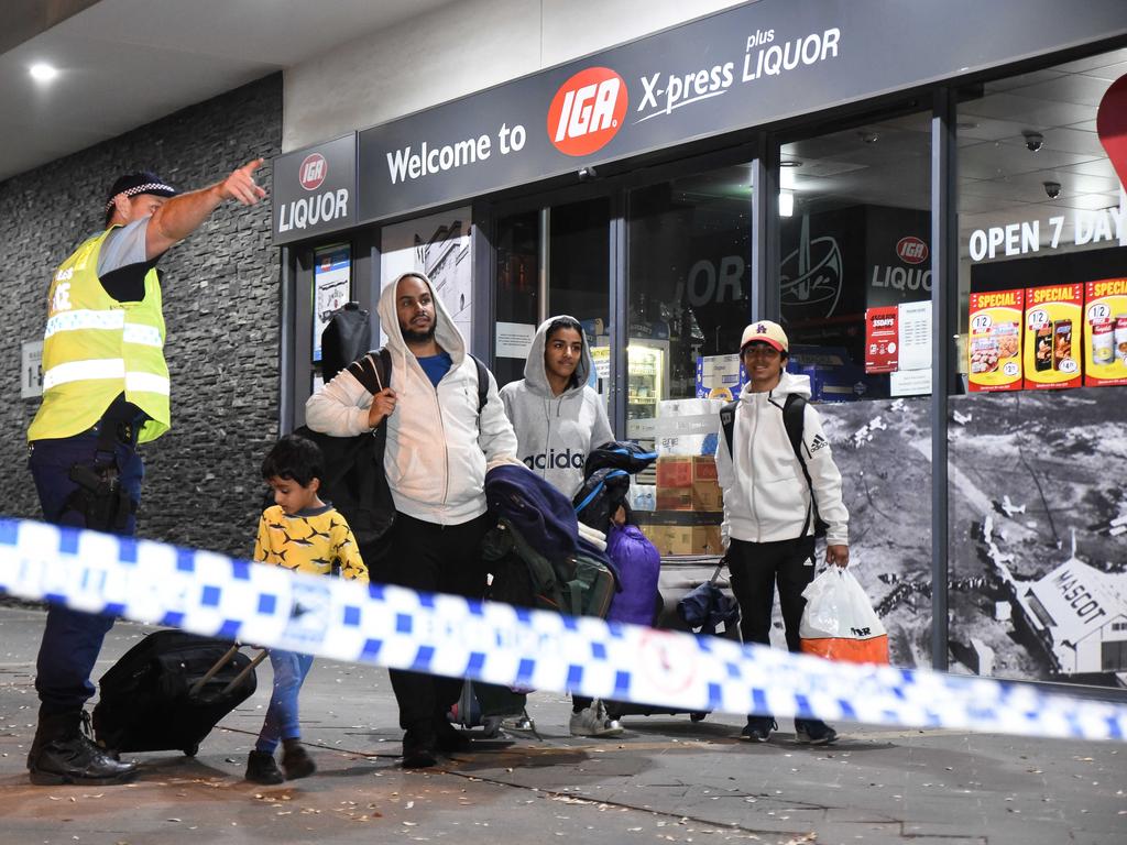 Homeless: A family is turfed out. Picture: Flavio Brancaleone