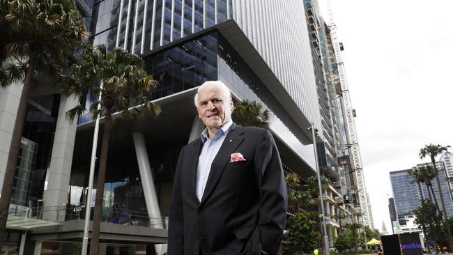 Lang Walker is building the tallest building in Parramatta, part of a huge redevelopment of the city centre. Picture: Jonathan Ng