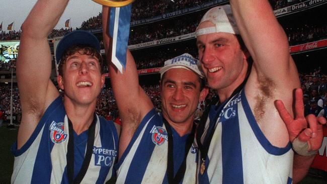 North Melbourne enjoys premiership success in 1996 and 1999.