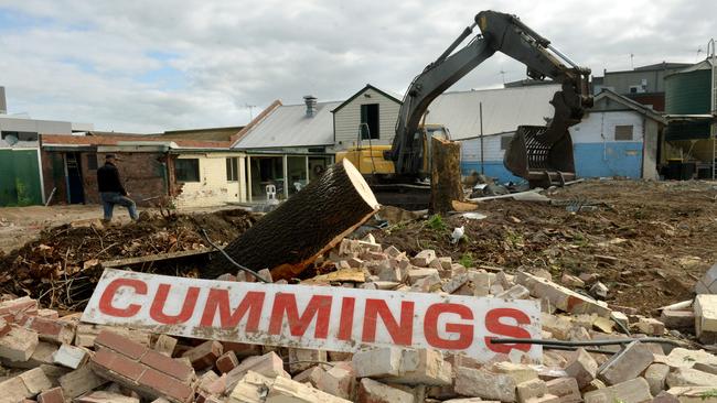 Bart Cummings Stables in Leonard Crescent Ascot Vale are being demolished.
