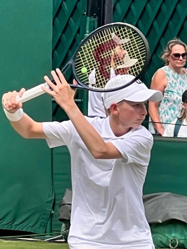 Lachlan King at Wimbledon.