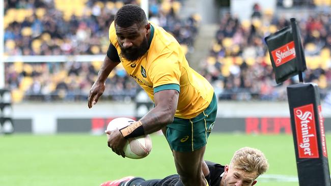 Marika Koroibete has been dropped for Wallabies’ opening Bledisloe Cup match. Picture: Phil Walter/Getty Images