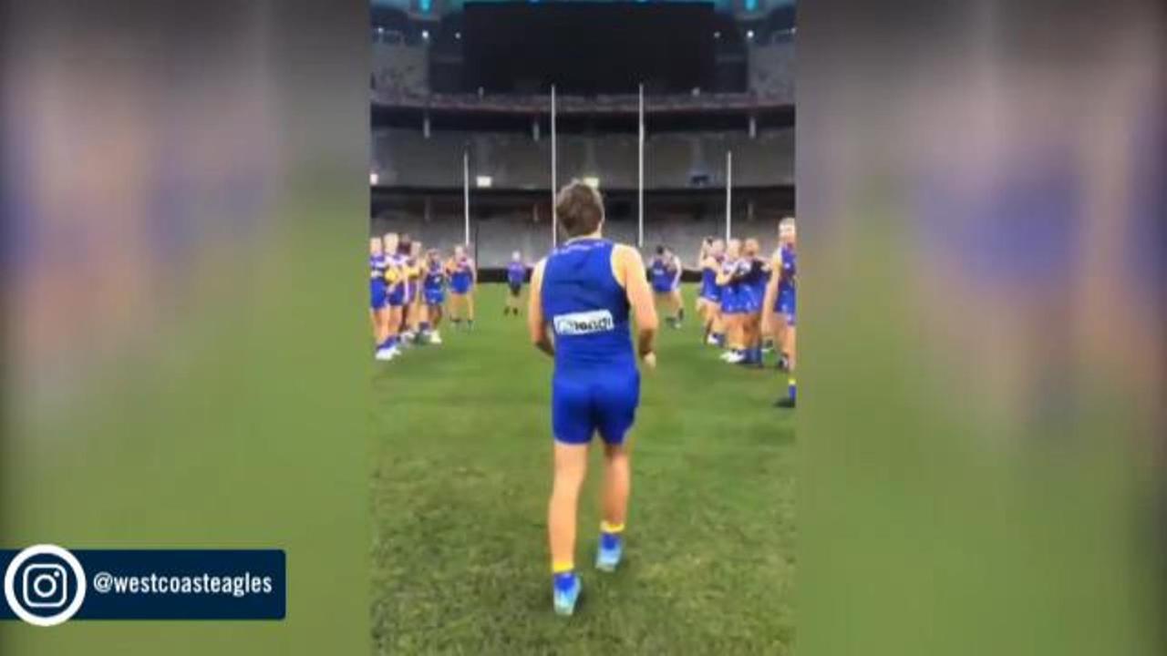 Andrew Gaff was having a shot for goal when 'Andrew Brayshaw' was screamed in his face.