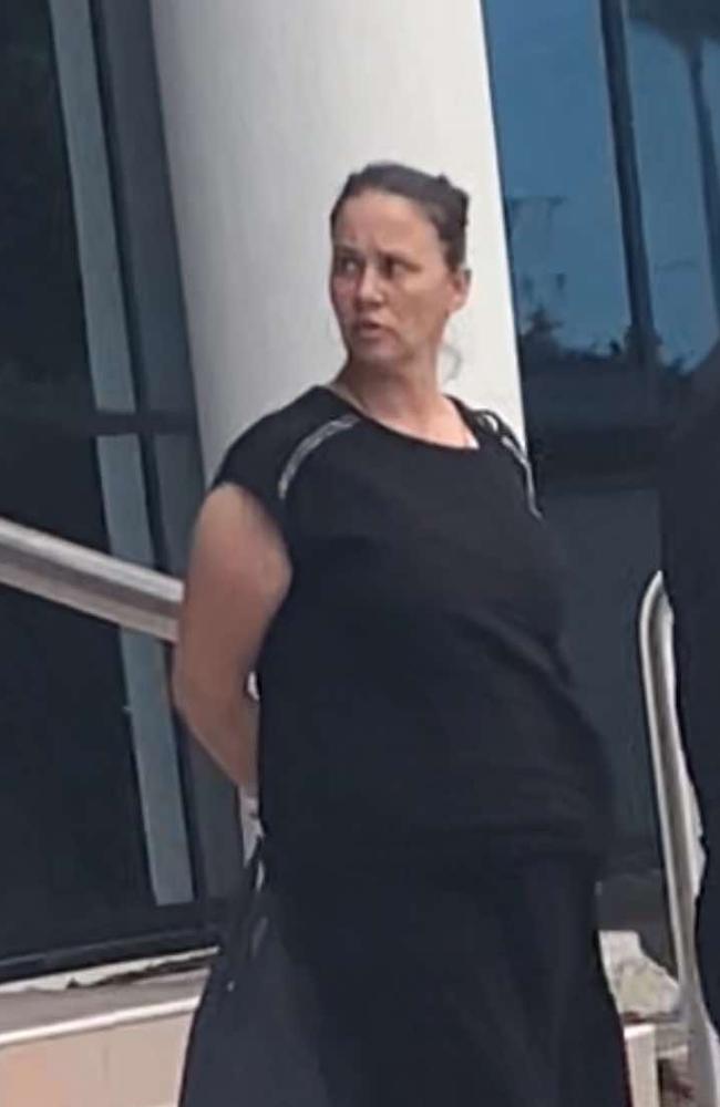 Tanya Pluckhahn leaving Maroochydore Courthouse on February 21, 2025.