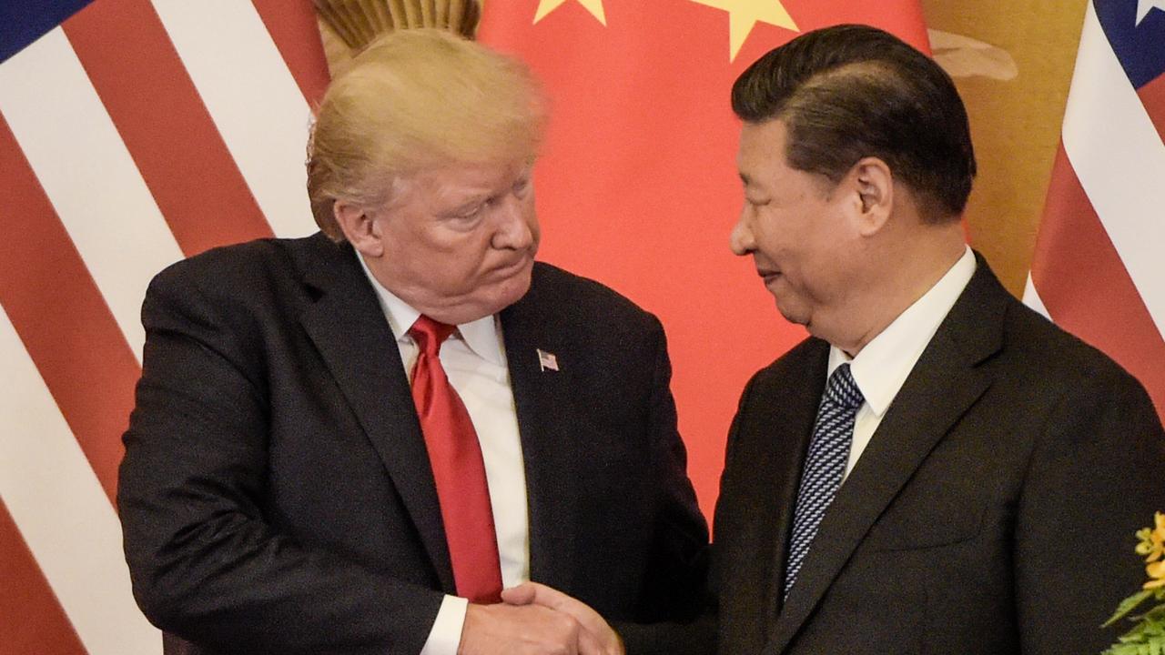 At one time US President Donald Trump and China's President Xi Jinping had a closer relationship than they to today. Picture: Fred DUFOUR / AFP.