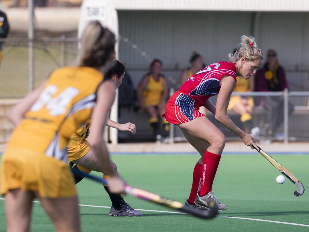 Malanie Stehbens of Bundaberg 1 against Sunshine Coast 1.