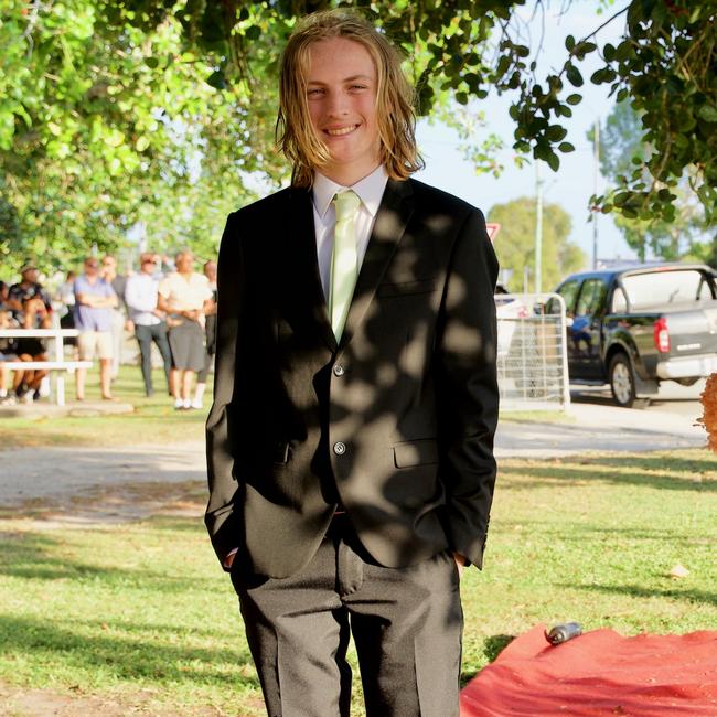 Trent Binnie at the Bowen State High School Year 12 Formal held on Friday, November 18, 2022.