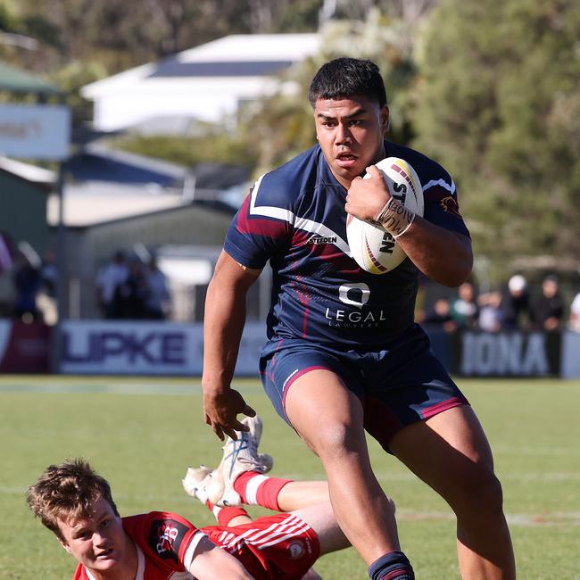 Langer Trophy schoolboy rugby league grand final between Palm Beach Currumbin SHS and Ipswich SHS. Picture: Nigel Hallett