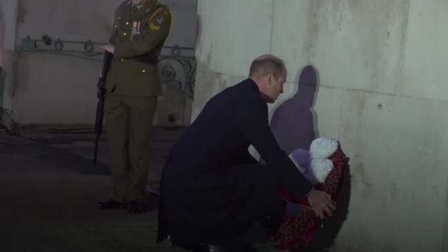 Anzac Day Prince William Leads Uk Remembrance The Australian