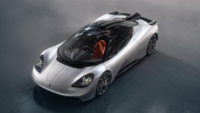 The driver sits int he middle of the new Gordon Murray Automotive T.50 supercar.