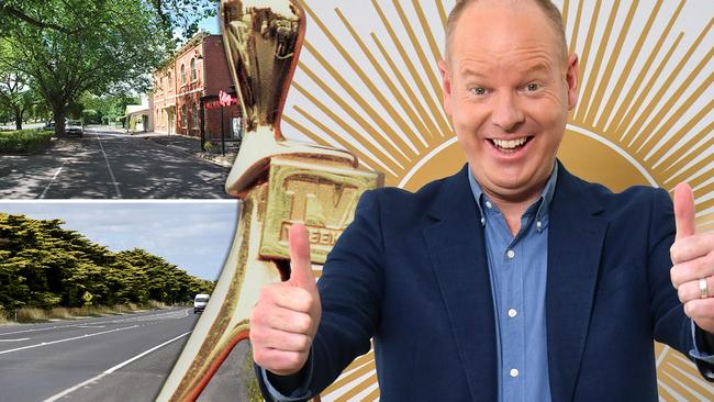 Tom Gleeson is promising a giant Gold Logie for the main street of Romsey if he wins the TV award.