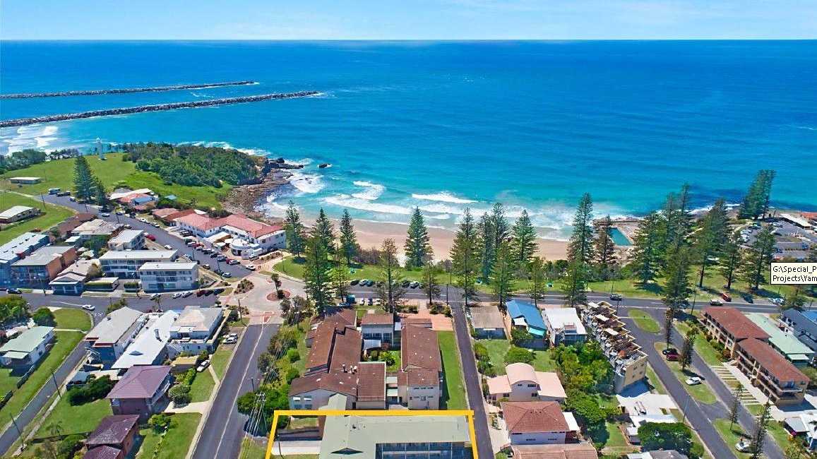 The Yamba motel site up for sale.