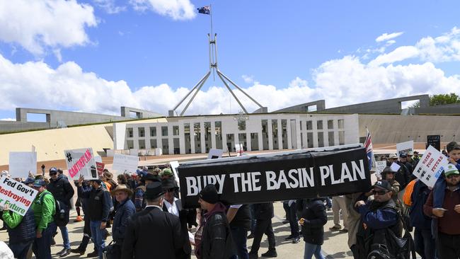 Farming communities have borne the brunt of federal government water buyouts, while the Australian Capital Territory’s government has delivered nothing.