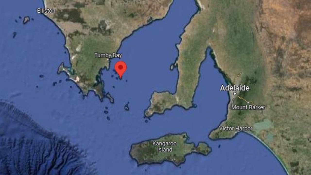 The location of Spilsby Island in South Australia. Picture: Google Maps