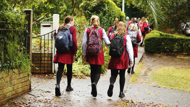 When the story broke of Cheltenham Girls High School banning the use of the terms “girls”, “ladies” and “women”, first came the denials, then the cover up. (Pic: John Feder/The Australian)