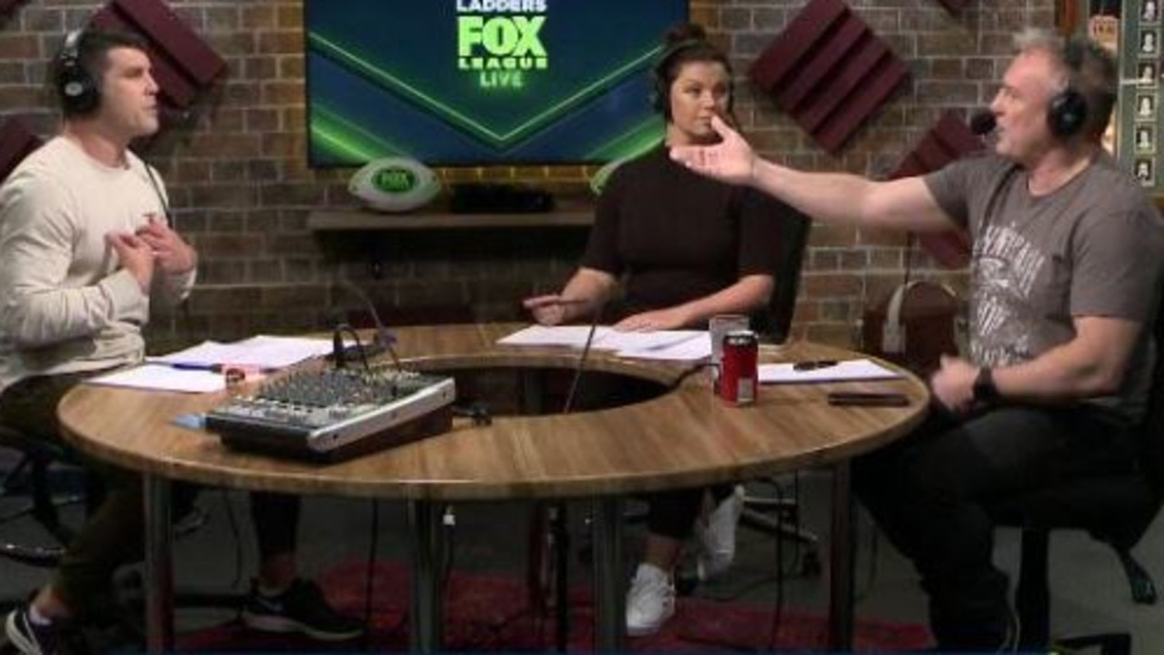 Michael Ennis and Paul Kent clashed on Fox League Live over Todd Greenberg's management.