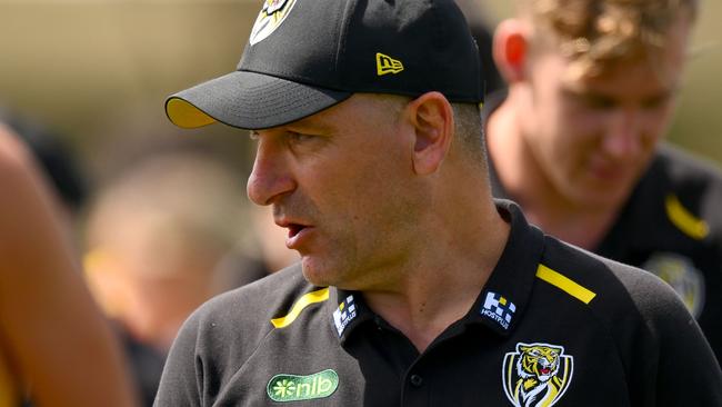 Richmond coach Adem Yze won’t risk Dustin Martin. Published: Morgan Hancock/Getty Images