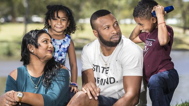 Adelaide Strikers’ star Kieron Pollard brings his family to Adelaide to ...