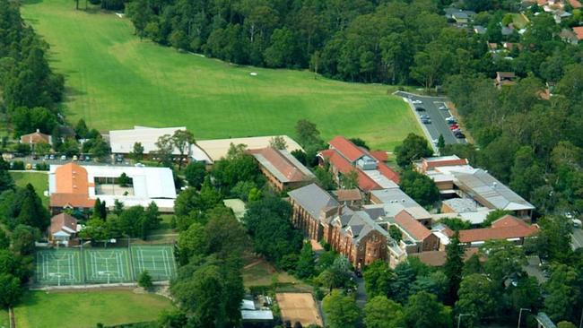 An Aerial shot of Loreto Normanhurst.