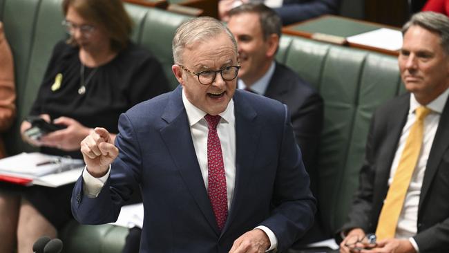 Labor is expected to claim victory as new workplace laws are expected to pass on Thursday. Picture: NCA NewsWire / Martin Ollman