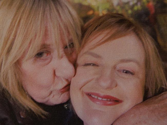 Robyn Fry (left), who received palliative care in her home in 2022. Daughter Renee Gobbo (right) said the Silverchain service allowed her to fulfil her mother’s wishes. Picture: Justin Lloyd.