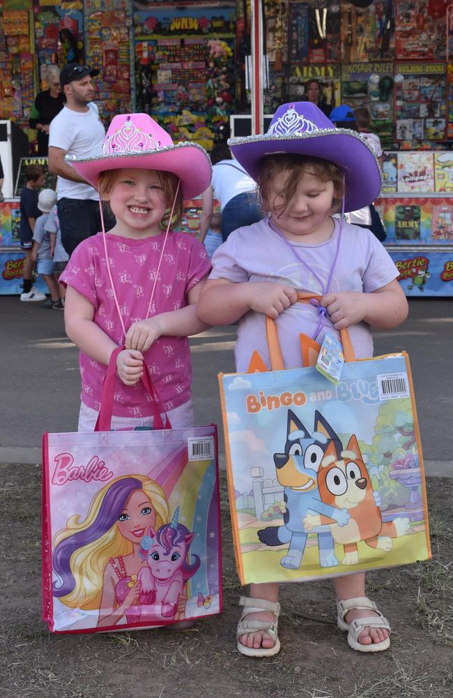 Stevie and Harper Walker at the Sunshine Coast Agricultural Show 2023.