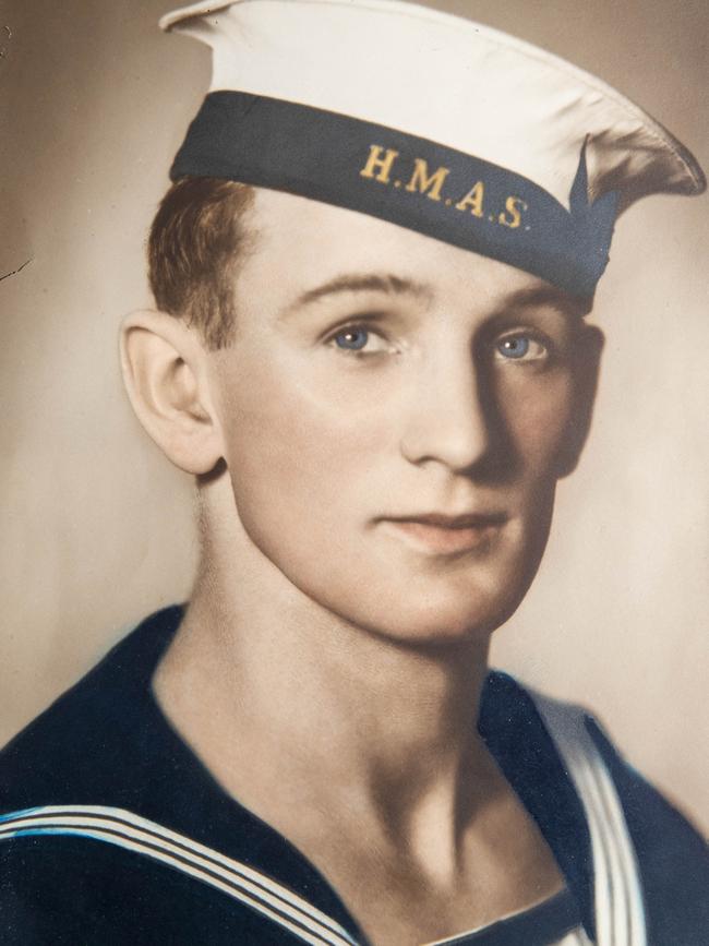 Alexander Phillpotts when he joined the navy aged 18.