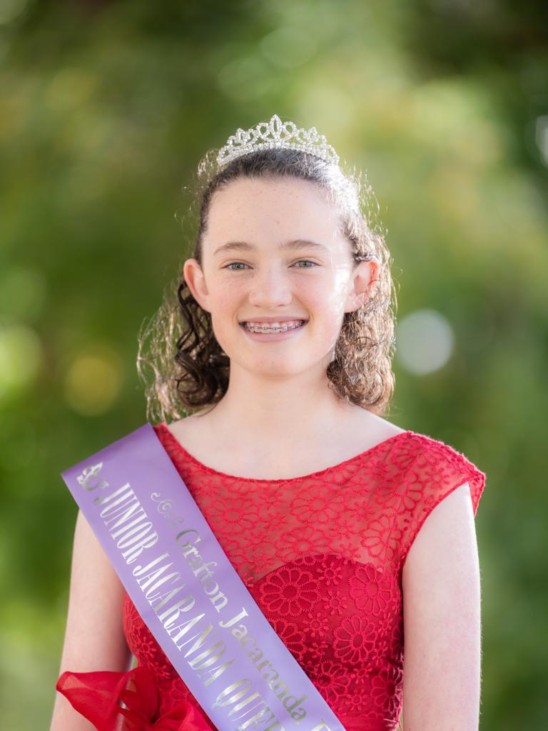 2021 Junior Jacaranda candidate Amity StevensonAmity is proudly sponsored by St. Andrews Christian School"I really like Jacaranda because of all the different types of celebrations that happen around our town during the Festival. I am looking forward to fundraising throughout the year and joining in all of the Jacaranda week activities with the other Junior Queen candidates"