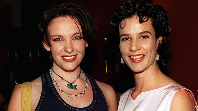 1994: Secrets was a dud, but Rachel Griffiths (right, with Toni Colette), did all right in the end. Picture: HWT