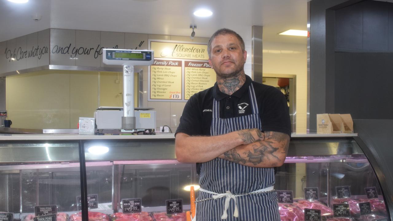 Allenstown Square Meats butcher Micheal Moore. Picture: Aden Stokes