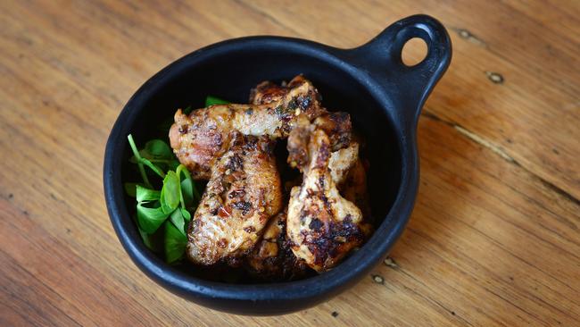 Counting House’s spicy chicken wings. Picture: Nicki Connolly