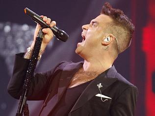 Robbie Williams kicks off the Australian leg of his Let Me Entertain You Tour at Perth Arena. PHOTO: MARIE NIRME