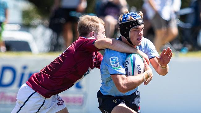 Jarvis Orr in the Super Rugby U16s series battle with the Queensland Reds. Picture: Julian Andrews