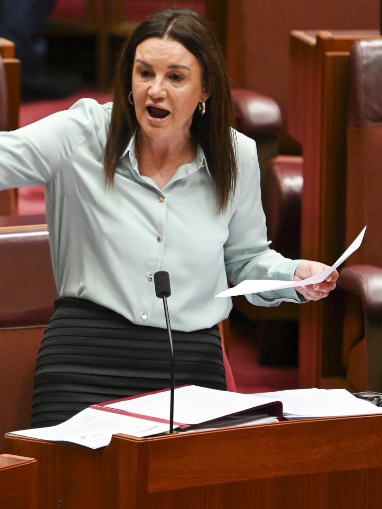 Kicking America out of Pine Gap would send a clear message, Jacqui Lambie says. Picture: NewsWire / Martin Ollman