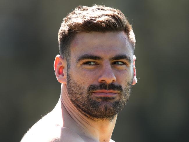 Giants Stephen Coniglio during the GWS Giants open training and fans session ahead of their AFL Grand Final with Richmond this week. Picture. Phil Hillyard