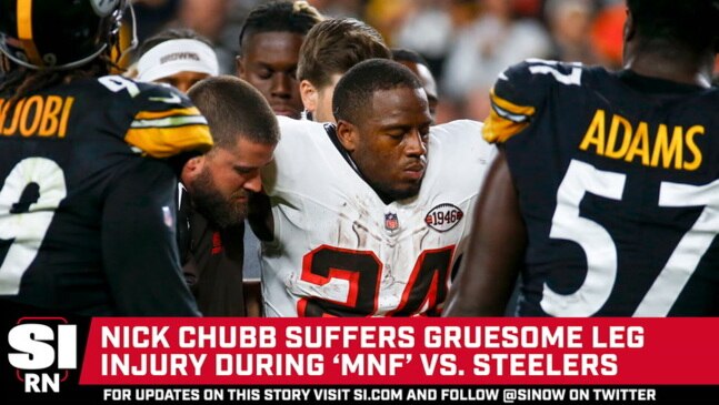 Nick Chubb Suffers Gruesome Leg Injury During ‘MNF’ vs. Steelers | The ...