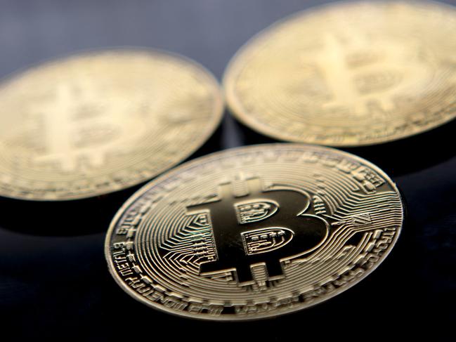 The bitcoin price has collapsed. Picture: AFP.