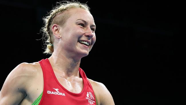 Anja Stridsman is into the 60kg final after a 5-0 win. Picture: Mark Metcalfe/Getty Images