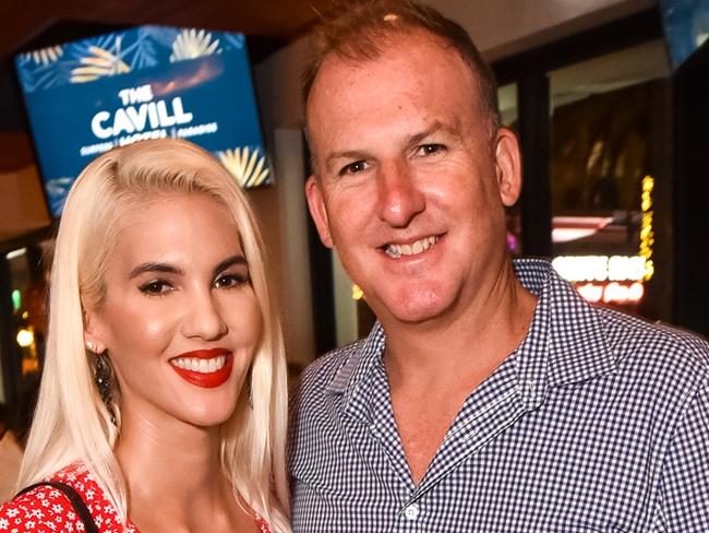 Alisha Gibb and Clint Gudenswager  at The Cavill Hotel opening, Surfers Paradise. Socials: Damien Anthony Rossi | Picture: Pedro Freitas