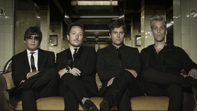 Rob Thomas, third from left, with his Matchbox Twenty bandmates in 2012. 