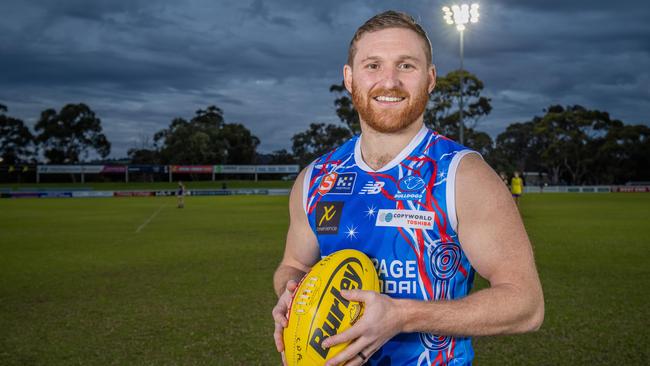 Former Bulldogs star Jarrod Schiller. Picture: Ben Clark