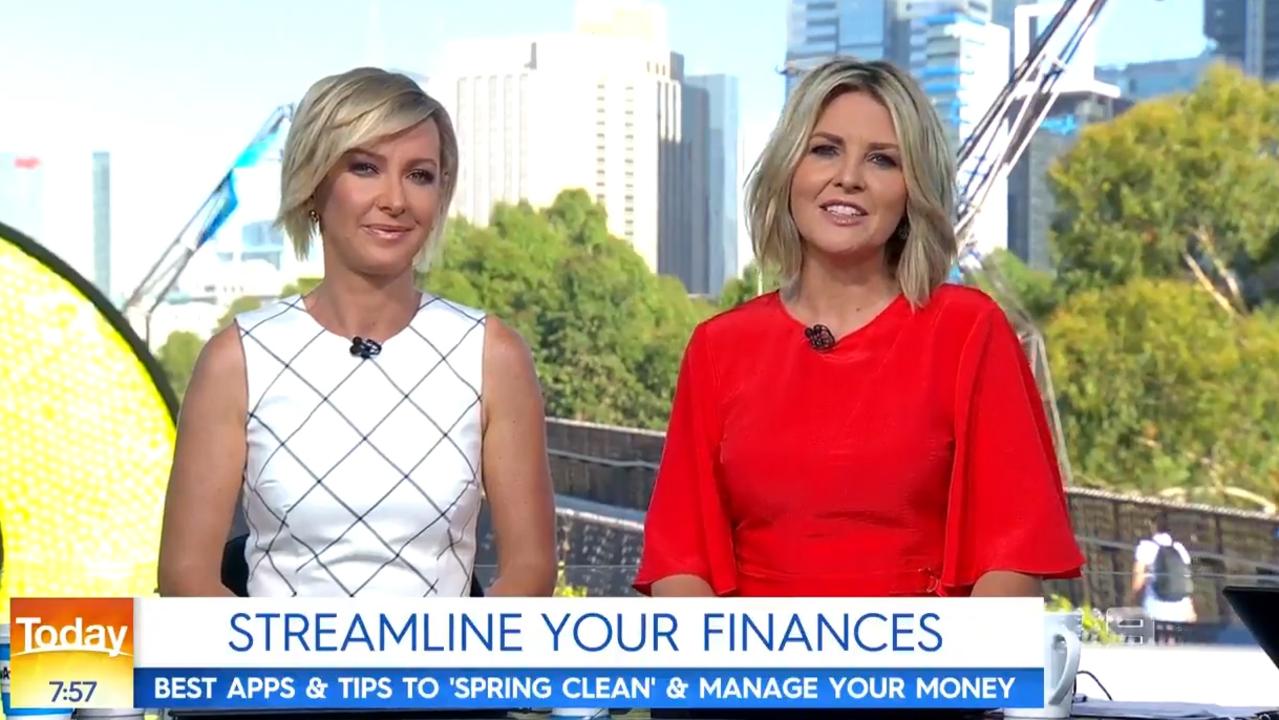 Deborah Knight and Georgie Gardner on the new, Stefanovic-free Today show. 